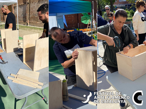 Taller de construcció de "Cajón Flamenco"