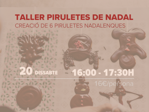 Taller Piruletes de Nadal a Blanxart