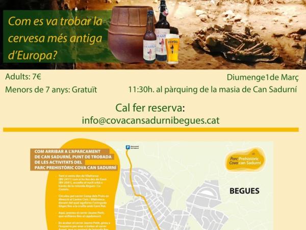 UN DIA AMB ELS ANCESTRES! VISITA GUIADA A LA COVA DE CAN SADURNÍ
