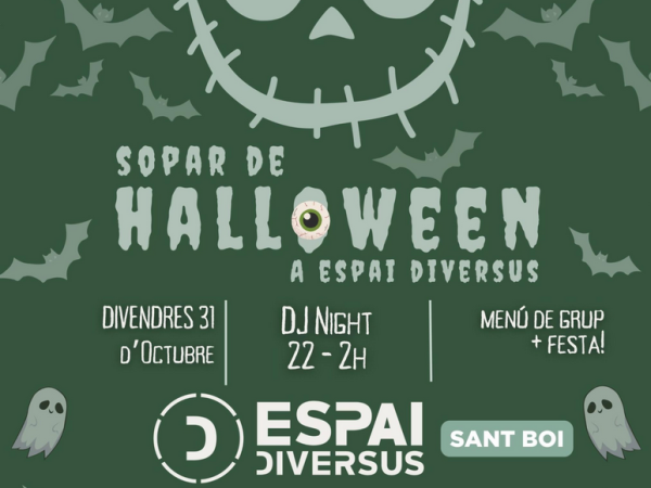 Sopar de Halloween + Festa amb DJ