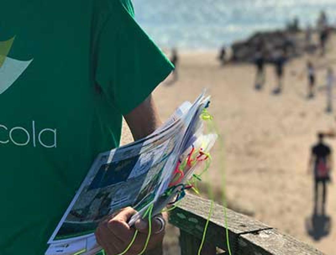 Fem d'exploradors al delta del Llobregat