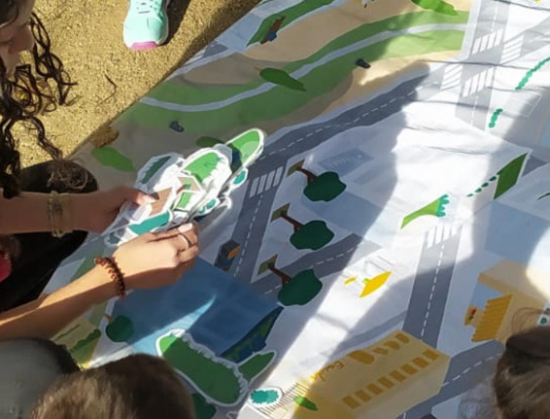 Jugateca del parc del Riu: Atrapant l’aire